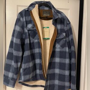 Men’s plaid flannel jacket